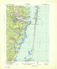 1941 Map of Toms River, Ocean County, NJ — High-Res | Pastmaps